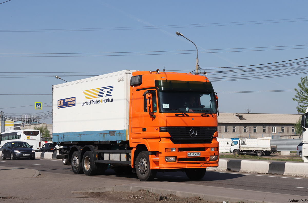 Красноярский край, № Н 410 СН 124 — Mercedes-Benz Actros ('1997) 2540