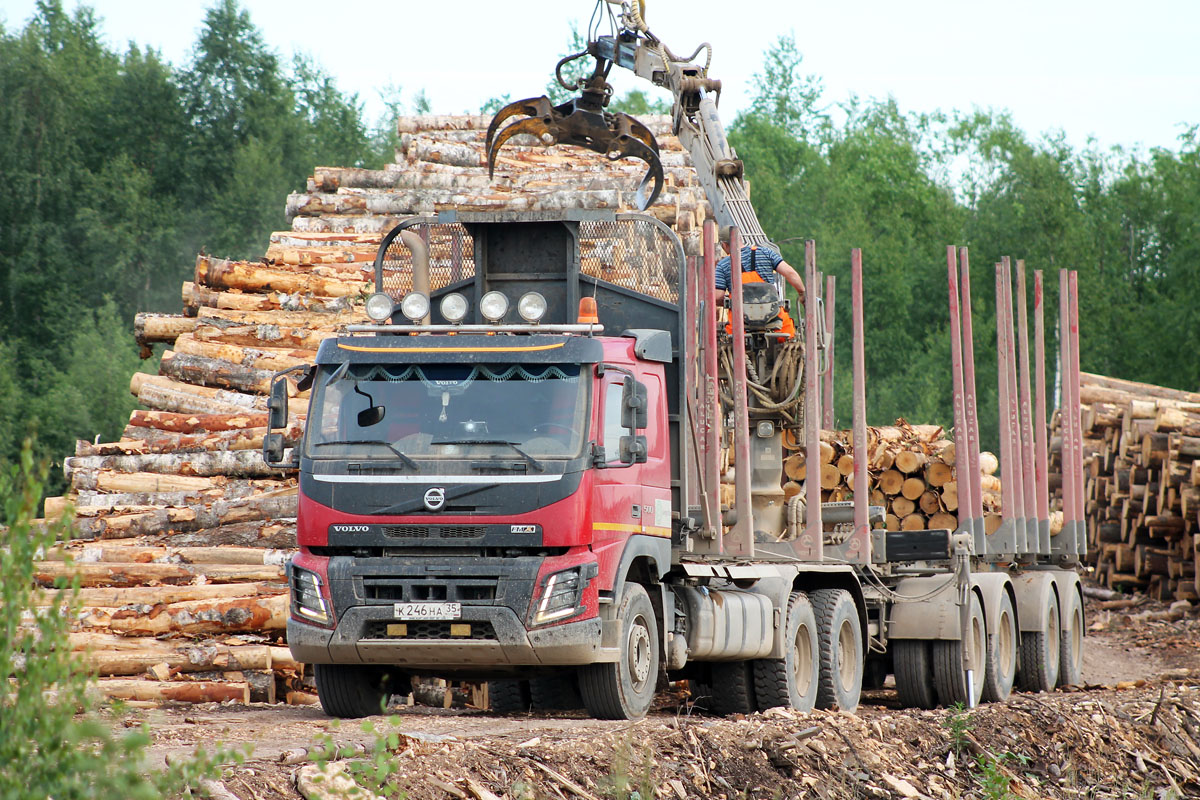 Вологодская область, № К 246 НА 35 — Volvo ('2013) FMX.500 [X9P]