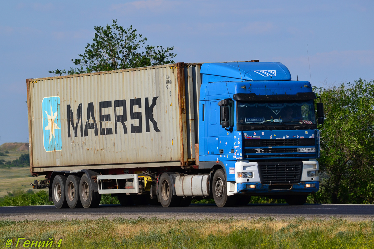 Краснодарский край, № Е 075 ЕМ 123 — DAF 95XF FT