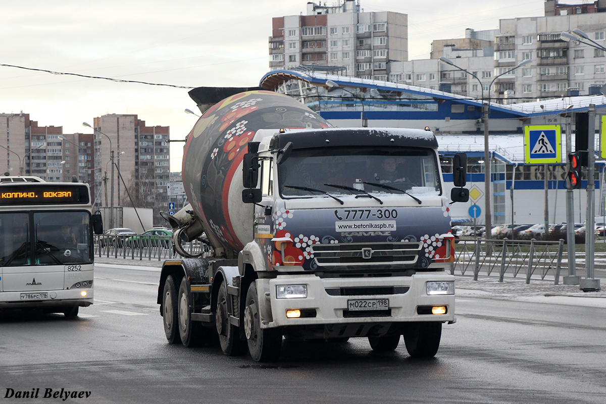 Санкт-Петербург, № М 022 СР 198 — КамАЗ-65201-B5