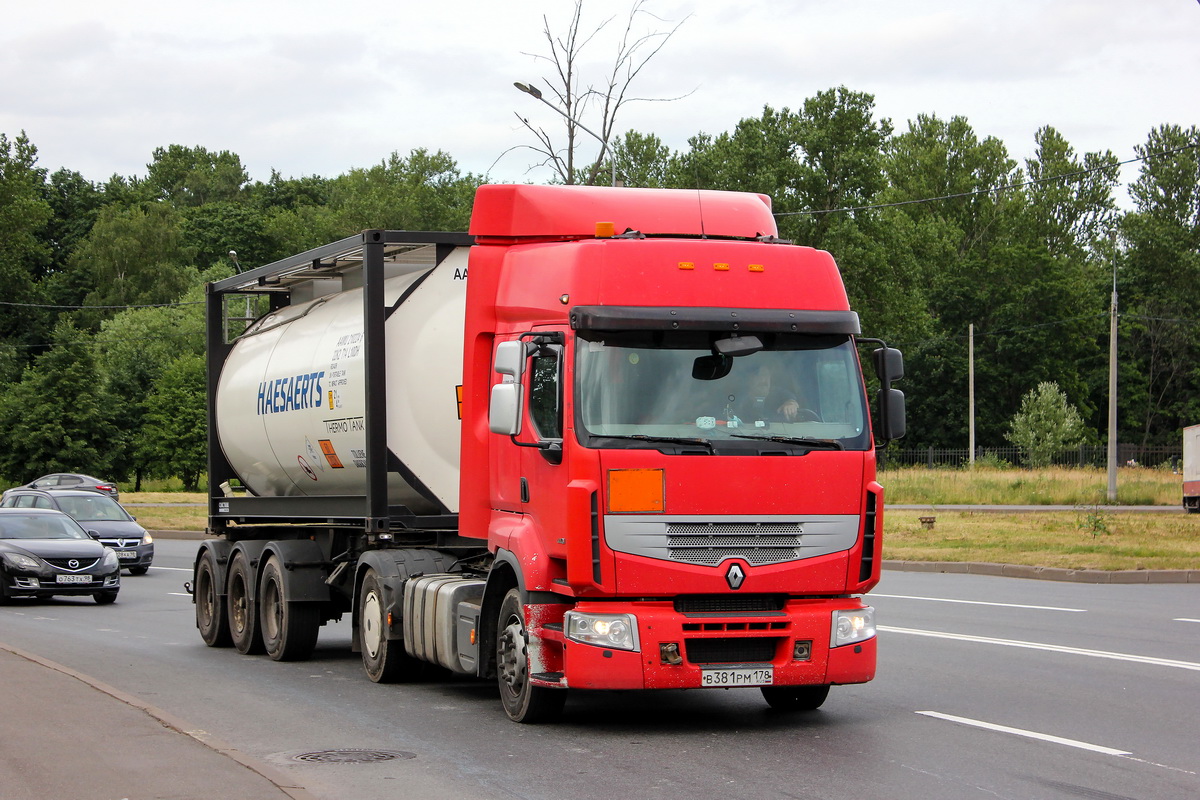 Санкт-Петербург, № В 381 РМ 178 — Renault Premium ('2006) [X9P]