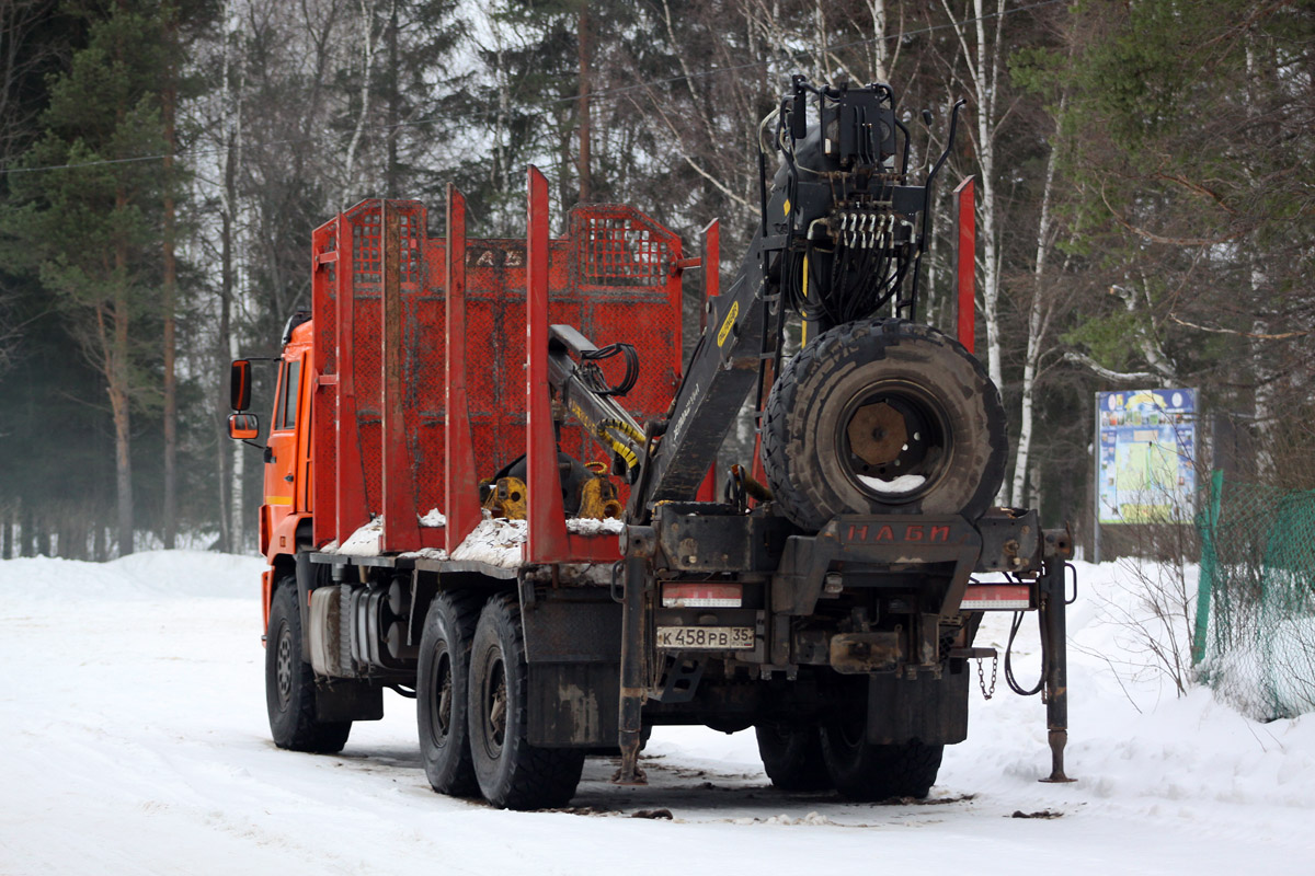 Вологодская область, № К 458 РВ 35 — КамАЗ-43118-50