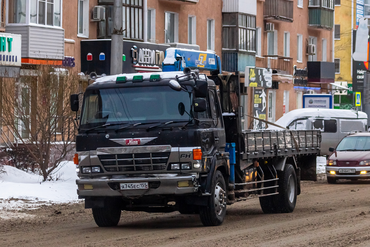 Омская область, № А 745 ЕС 155 — Hino FH