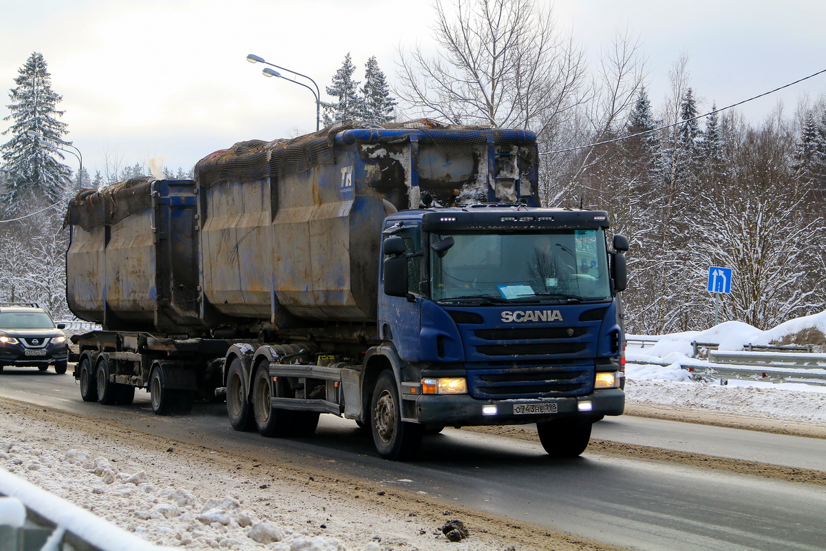 Санкт-Петербург, № О 743 НЕ 198 — Scania ('2011) P400