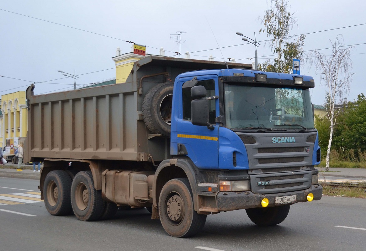 Удмуртия, № Т 005 АР 18 — Scania ('2004) P380