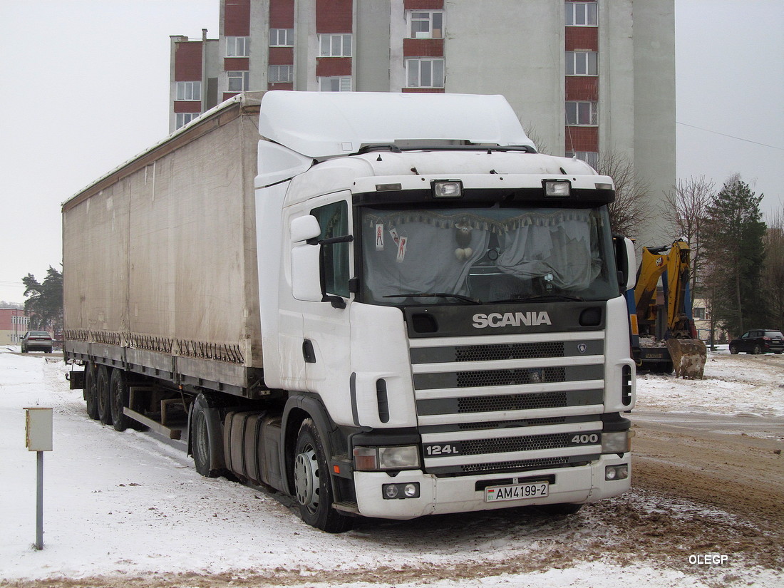 Витебская область, № АМ 4199-2 — Scania ('1996) R124L