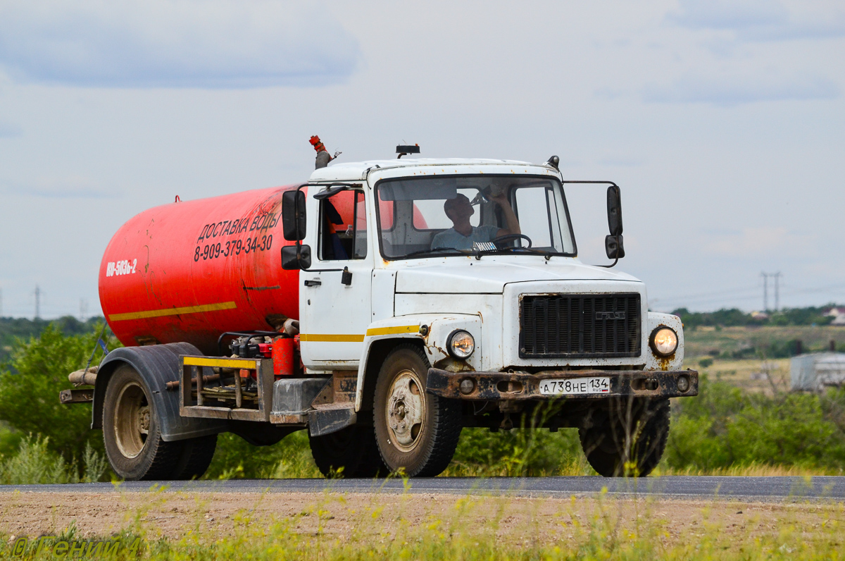 Волгоградская область, № А 738 НЕ 134 — ГАЗ-3309