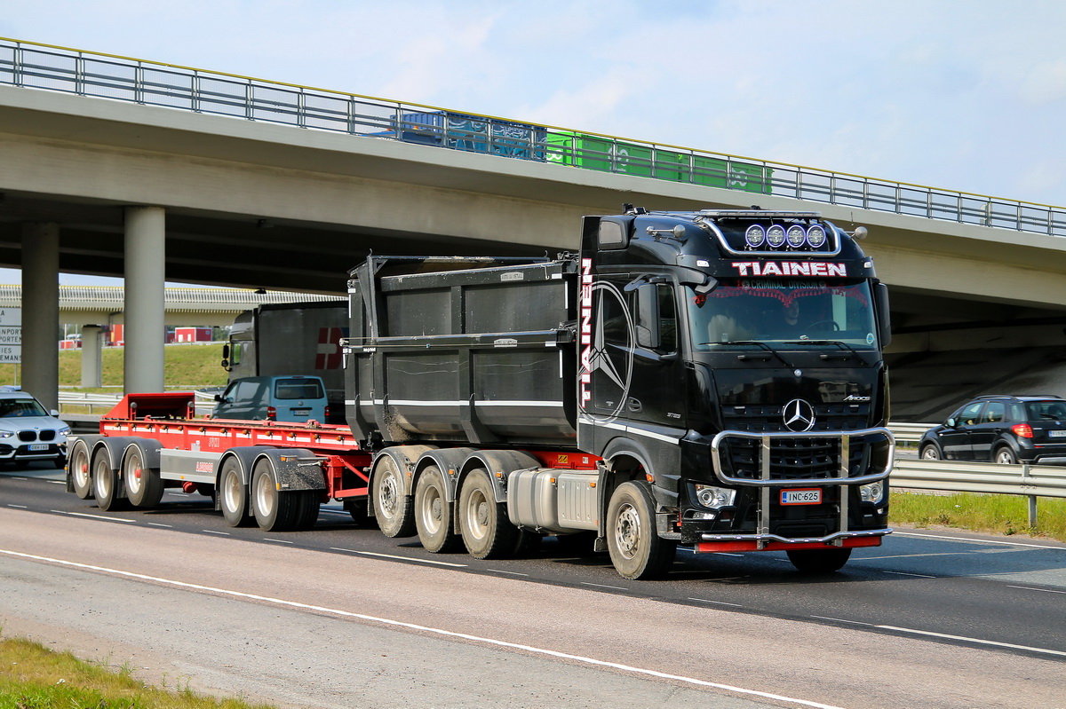 Финляндия, № INC-625 — Mercedes-Benz Arocs (общ.м)