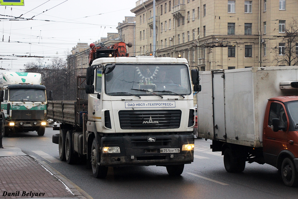 Санкт-Петербург, № В 751 ОУ 178 — МАЗ-6312B5