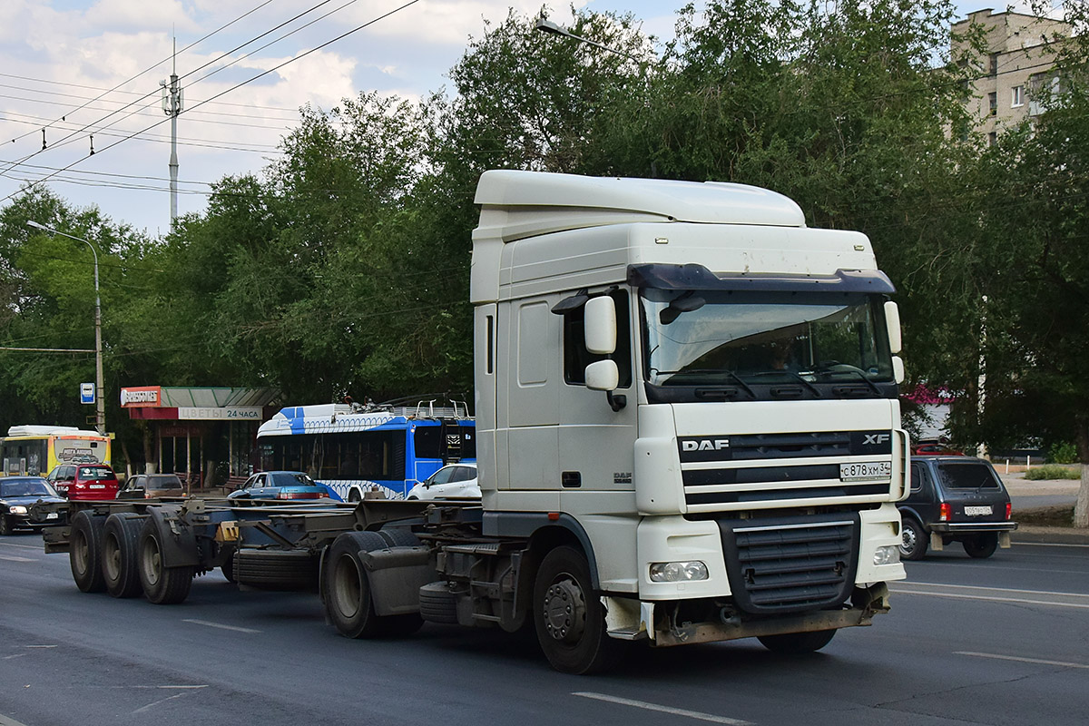 Волгоградская область, № С 878 ХМ 34 — DAF XF105 FT