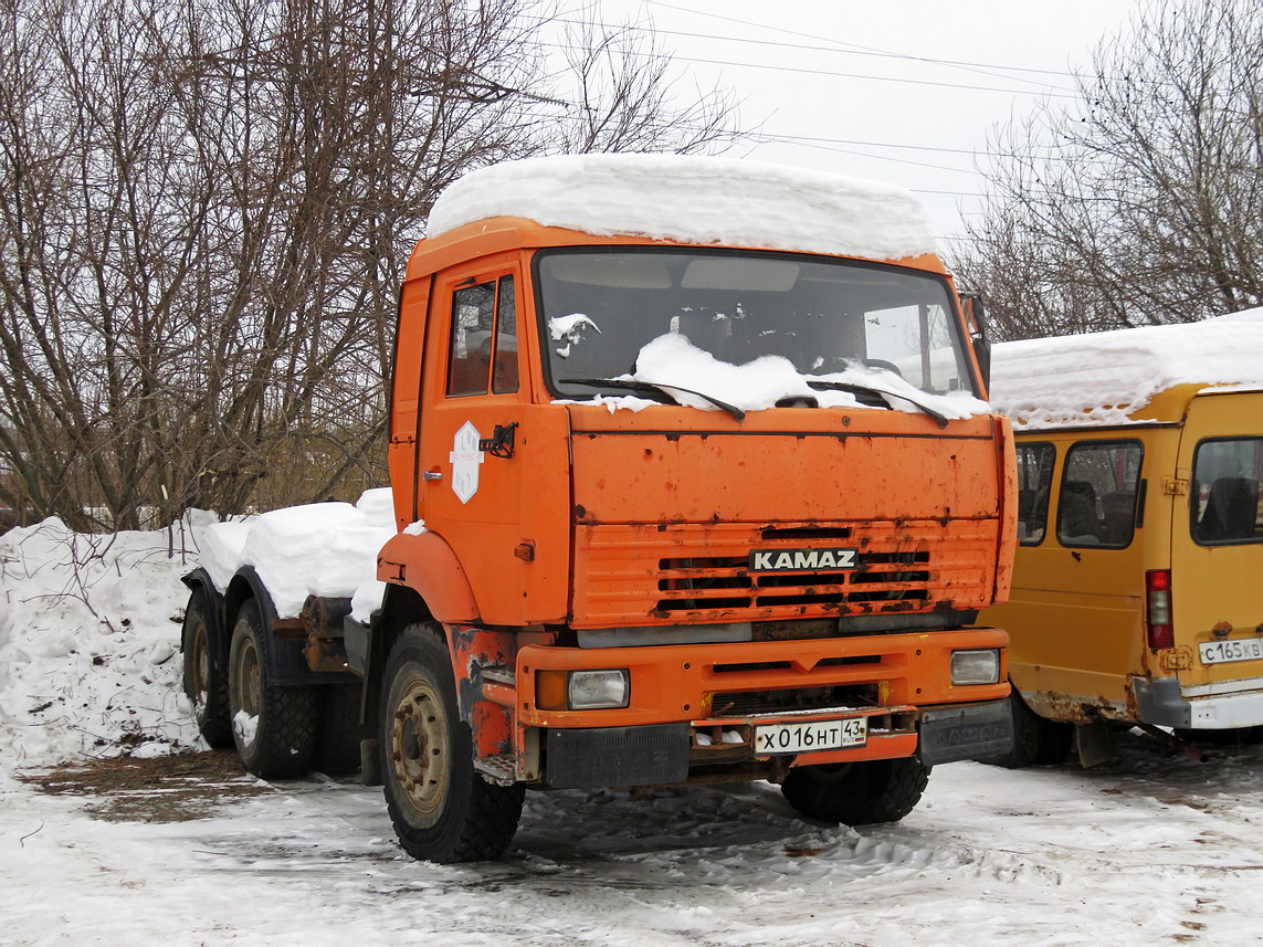 Кировская область, № Х 016 НТ 43 — КамАЗ-6460 [646000]