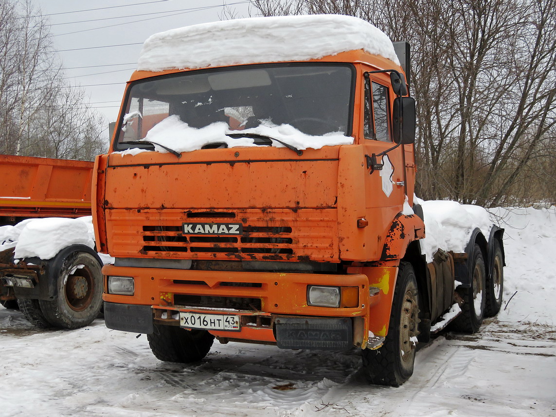 Кировская область, № Х 016 НТ 43 — КамАЗ-6460 [646000]