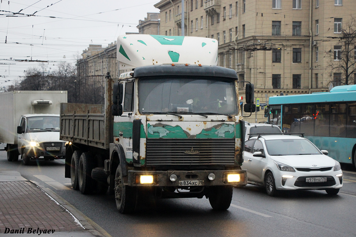 Санкт-Петербург, № В 834 ХС 78 — МАЗ-6303 [630300]