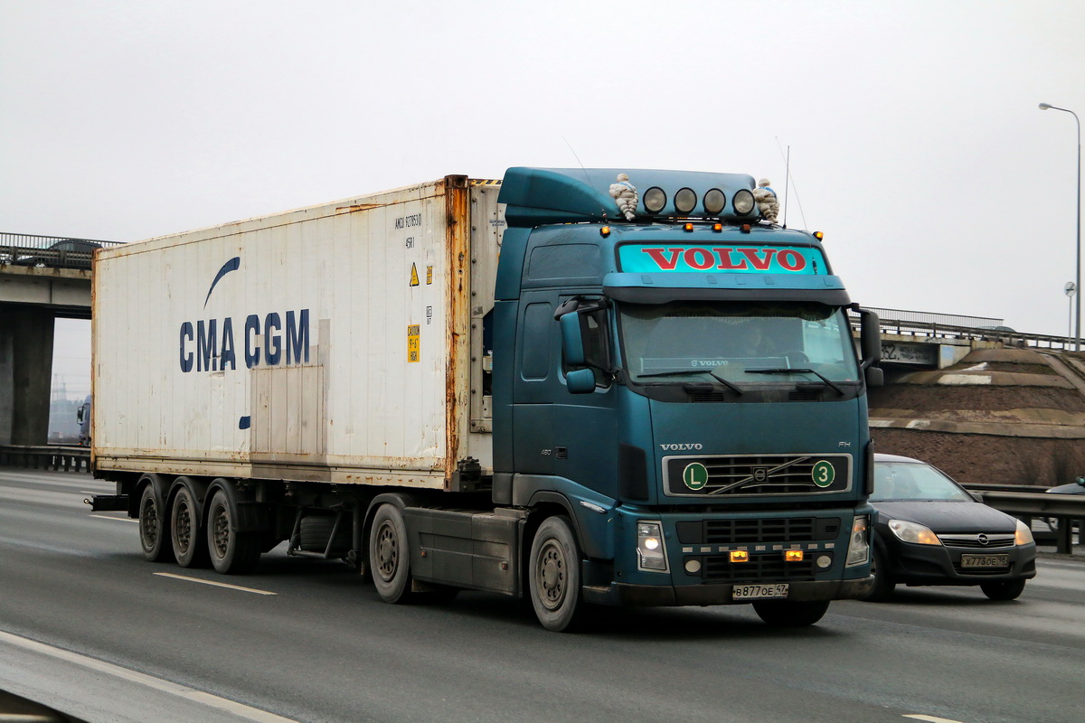 Ленинградская область, № В 877 ОЕ 47 — Volvo ('2002) FH12.480