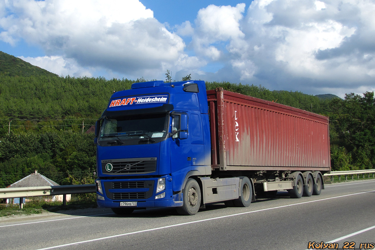 Краснодарский край, № С 796 МВ 123 — Volvo ('2008) FH.460