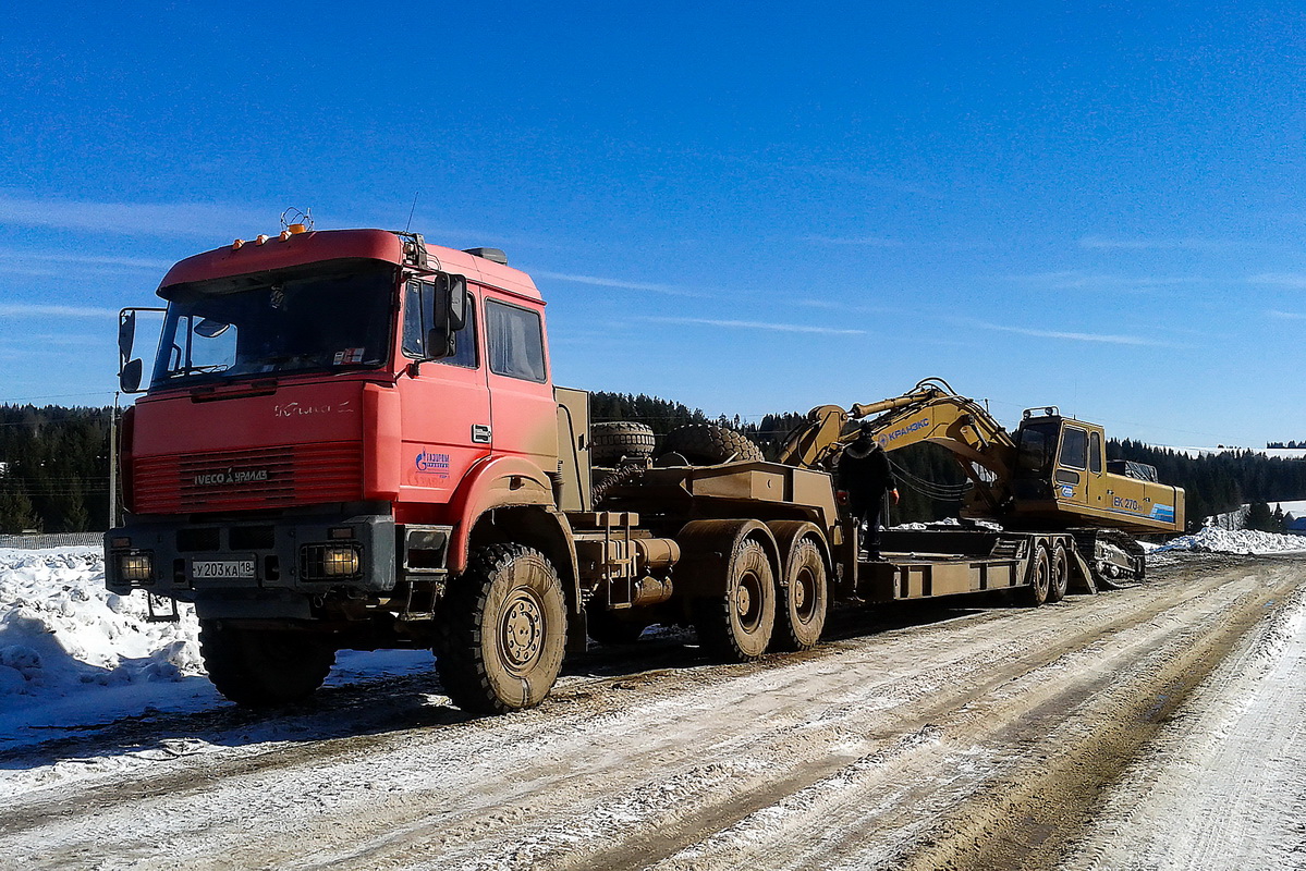 Удмуртия, № У 203 КА 18 — IVECO-УралАЗ-6329