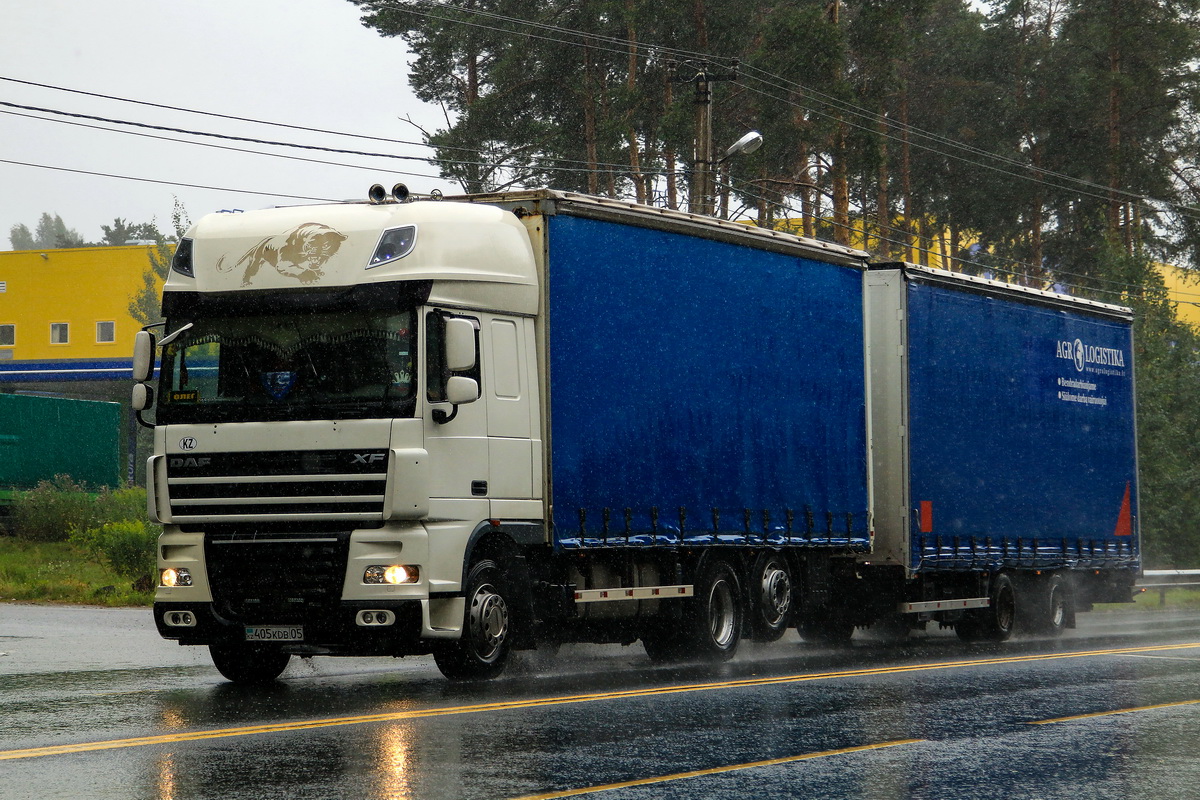 Алматинская область, № 405 KDB 05 — DAF XF105 FAR