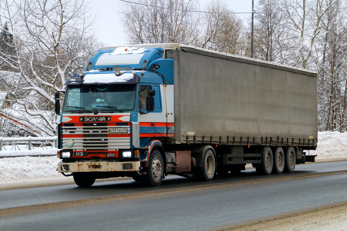 Псковская область, № О 931 ВО 60 — Scania (II) R113M