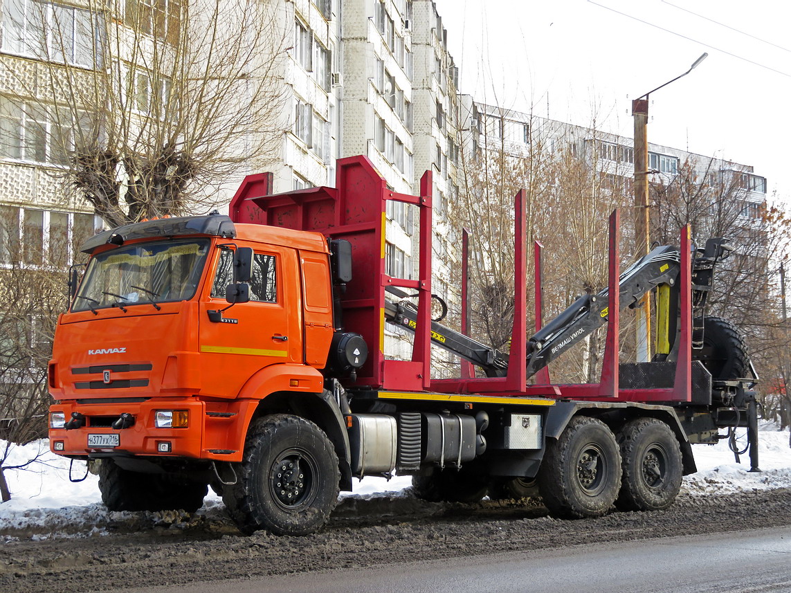 Татарстан, № Н 377 УХ 716 — КамАЗ-43118 (общая модель)