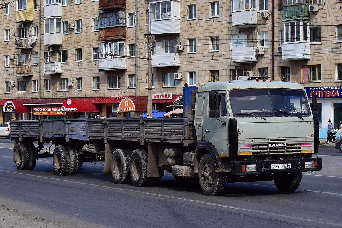 Волгоградская область, № В 590 МА 34 — КамАЗ-53212