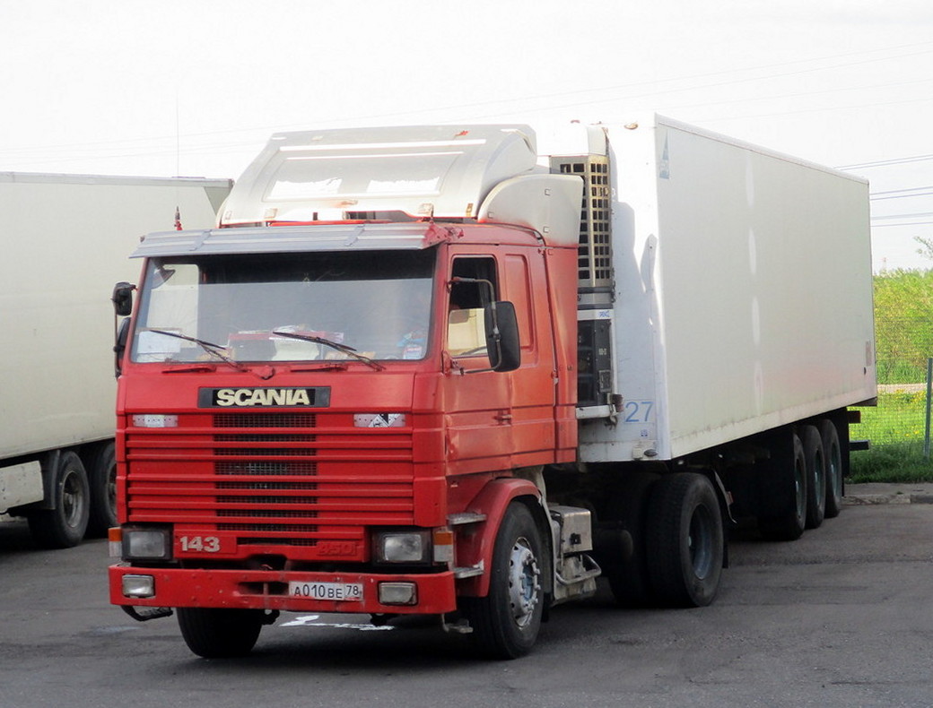 Санкт-Петербург, № А 010 ВЕ 78 — Scania (II) R143H