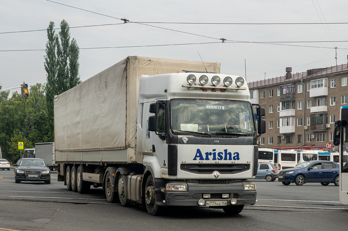 Башкортостан, № Н 779 АВ 102 — Renault Premium ('1996)