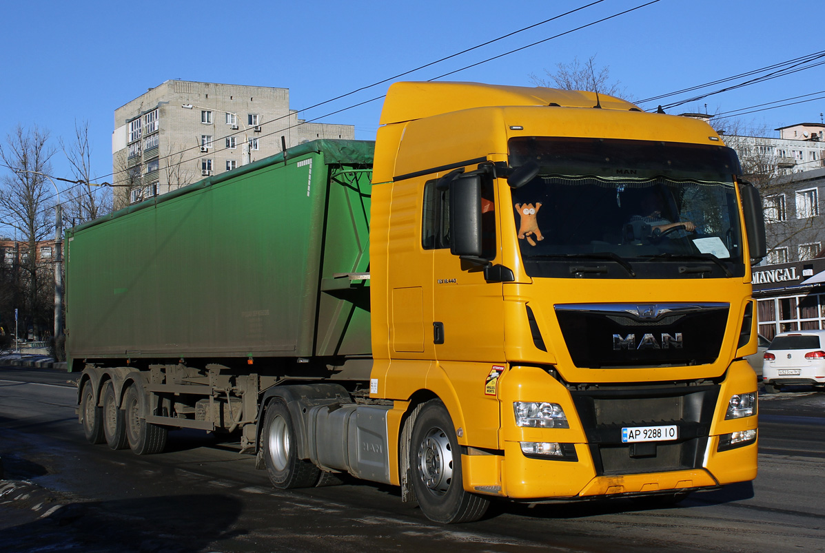 Запорожская область, № АР 9288 ІО — MAN TGX ('2012) 18.440