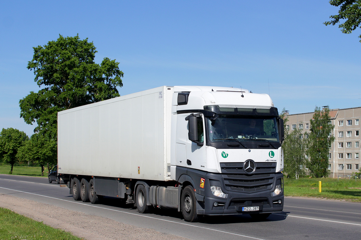 Литва, № HZO 387 — Mercedes-Benz Actros ('2011)