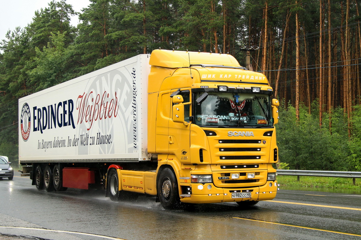 Липецкая область, № О 982 СС 48 — Scania ('2004) R420