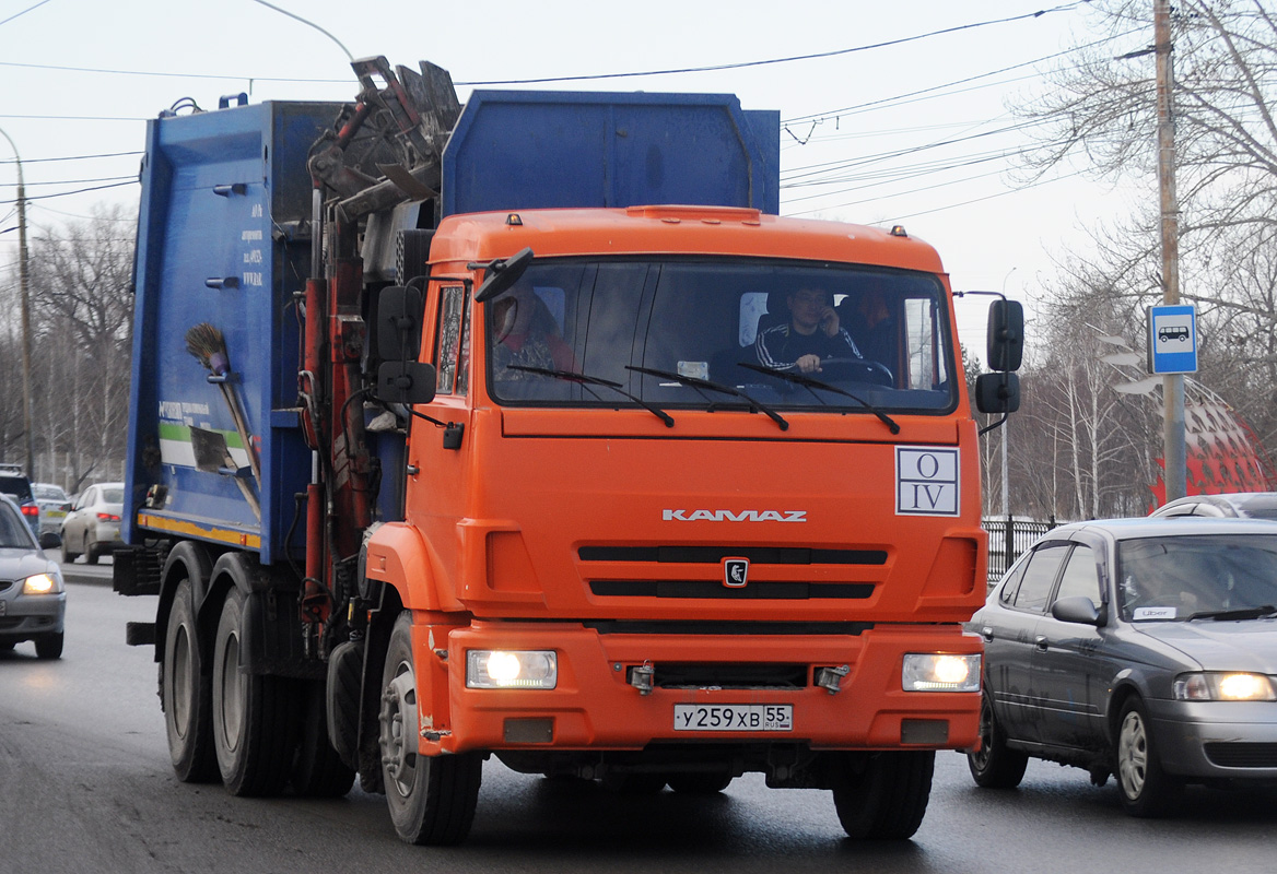 Омская область, № У 259 ХВ 55 — КамАЗ-65115-50