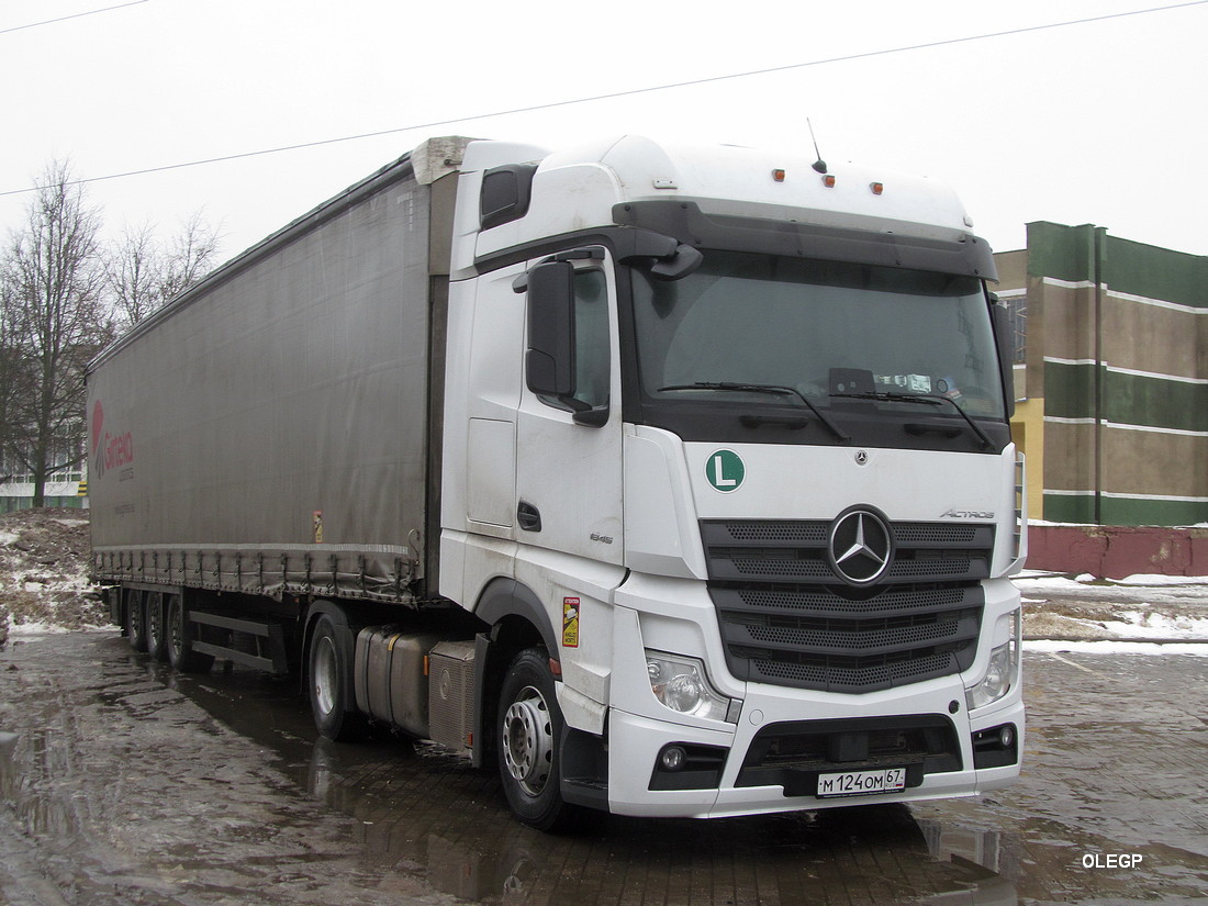 Смоленская область, № М 124 ОМ 67 — Mercedes-Benz Actros '18 1845 [Z9M]