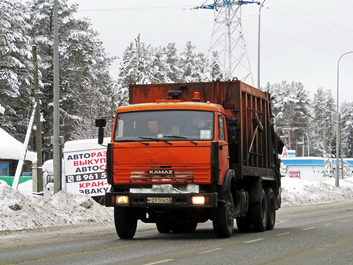 Кировская область, № Р 091 РА 43 — КамАЗ-65115 (общая модель)