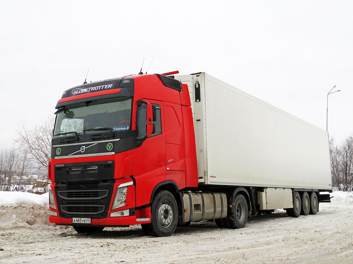 Кировская область, № А 483 УВ 43 — Volvo ('2012) FH.460