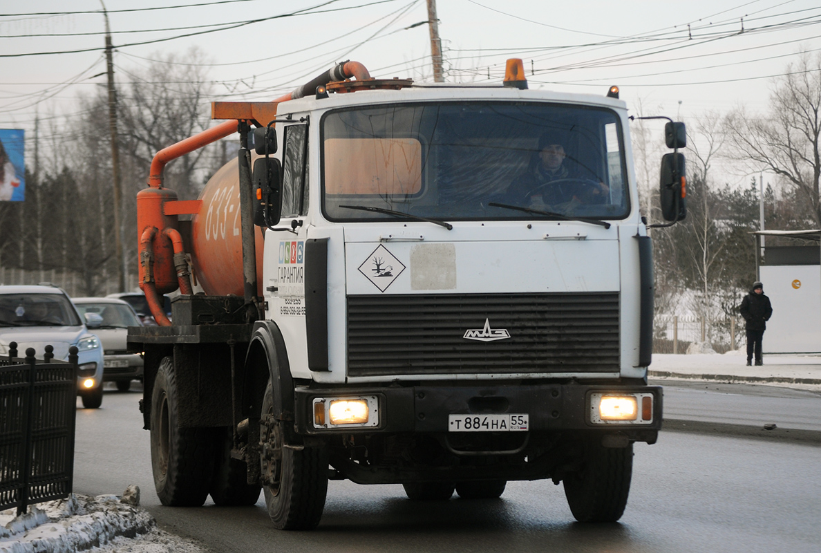 Омская область, № Т 884 НА 55 — МАЗ-533702