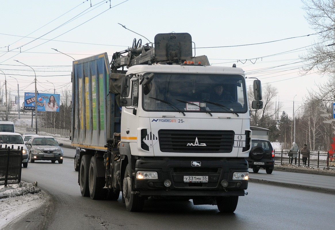 Омская область, № У 331 МК 55 — МАЗ-6312C5