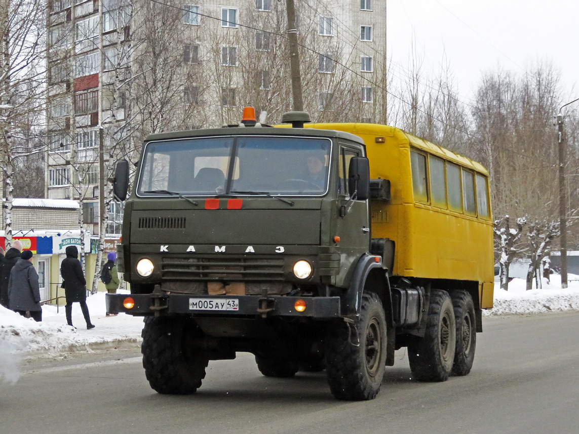 Кировская область, № М 005 АУ 43 — КамАЗ-43101