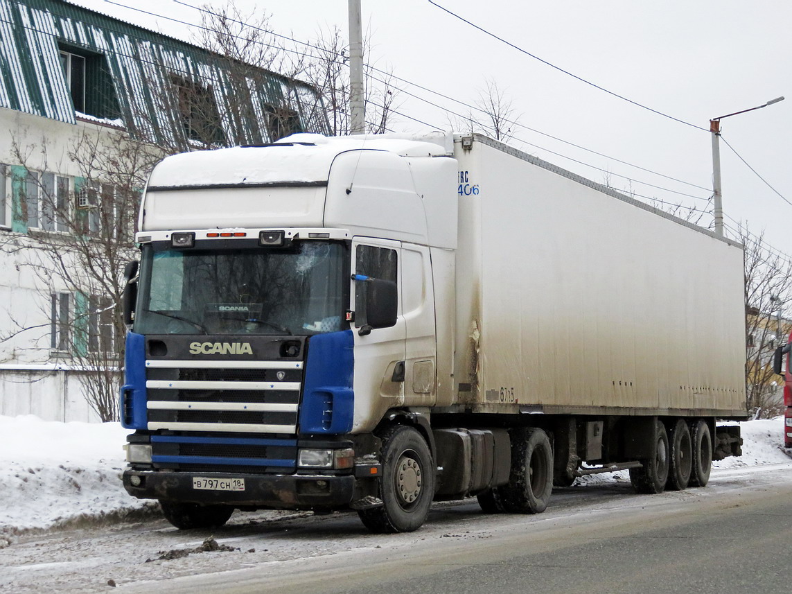 Удмуртия, № В 797 СН 18 — Scania ('1996, общая модель)