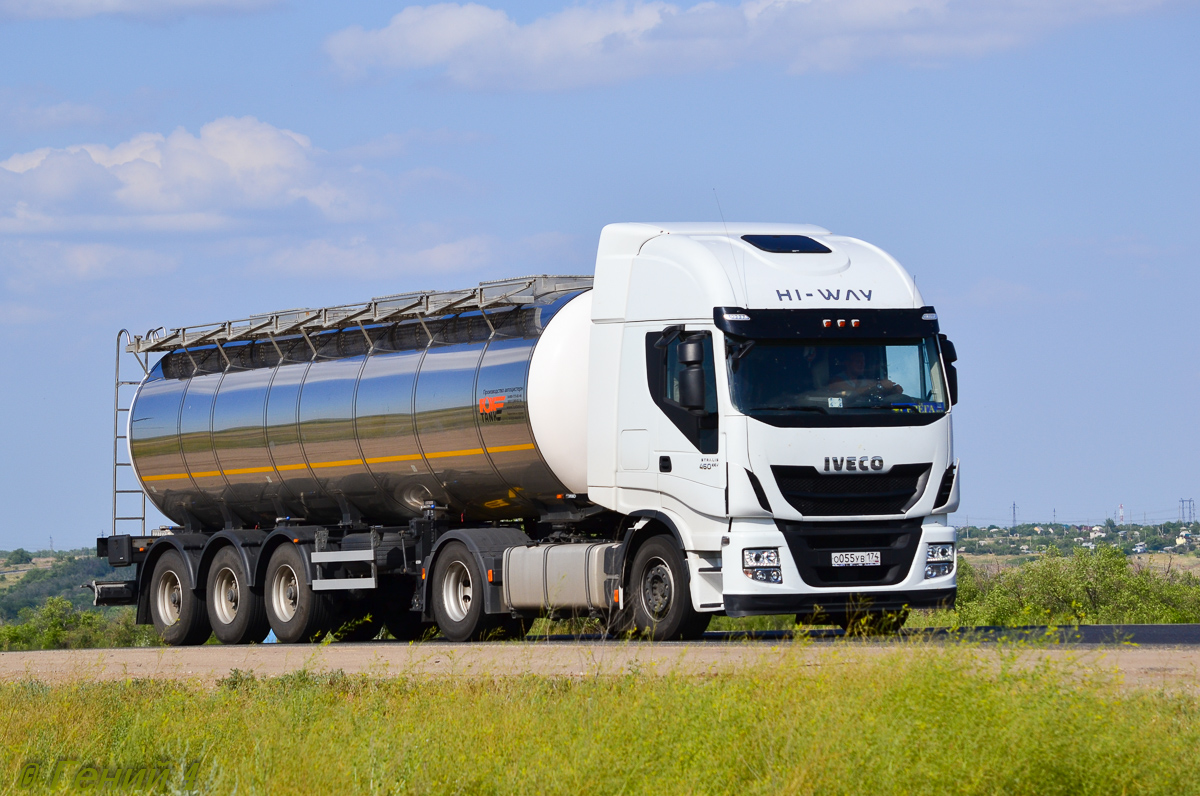 Челябинская область, № О 055 УВ 174 — IVECO Stralis ('2012) 460