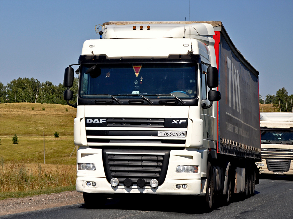 Саратовская область, № Т 763 СА 64 — DAF XF105 FT