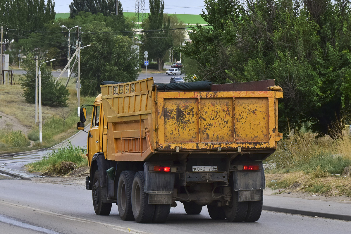 Волгоградская область, № К 043 ТУ 34 — КамАЗ-54115 [541150]