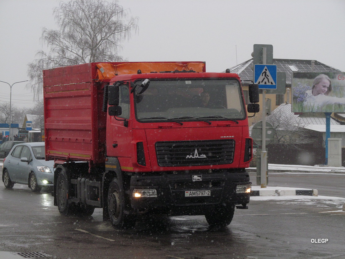 Витебская область, № АМ 5797-2 — МАЗ-5550 (общая модель)