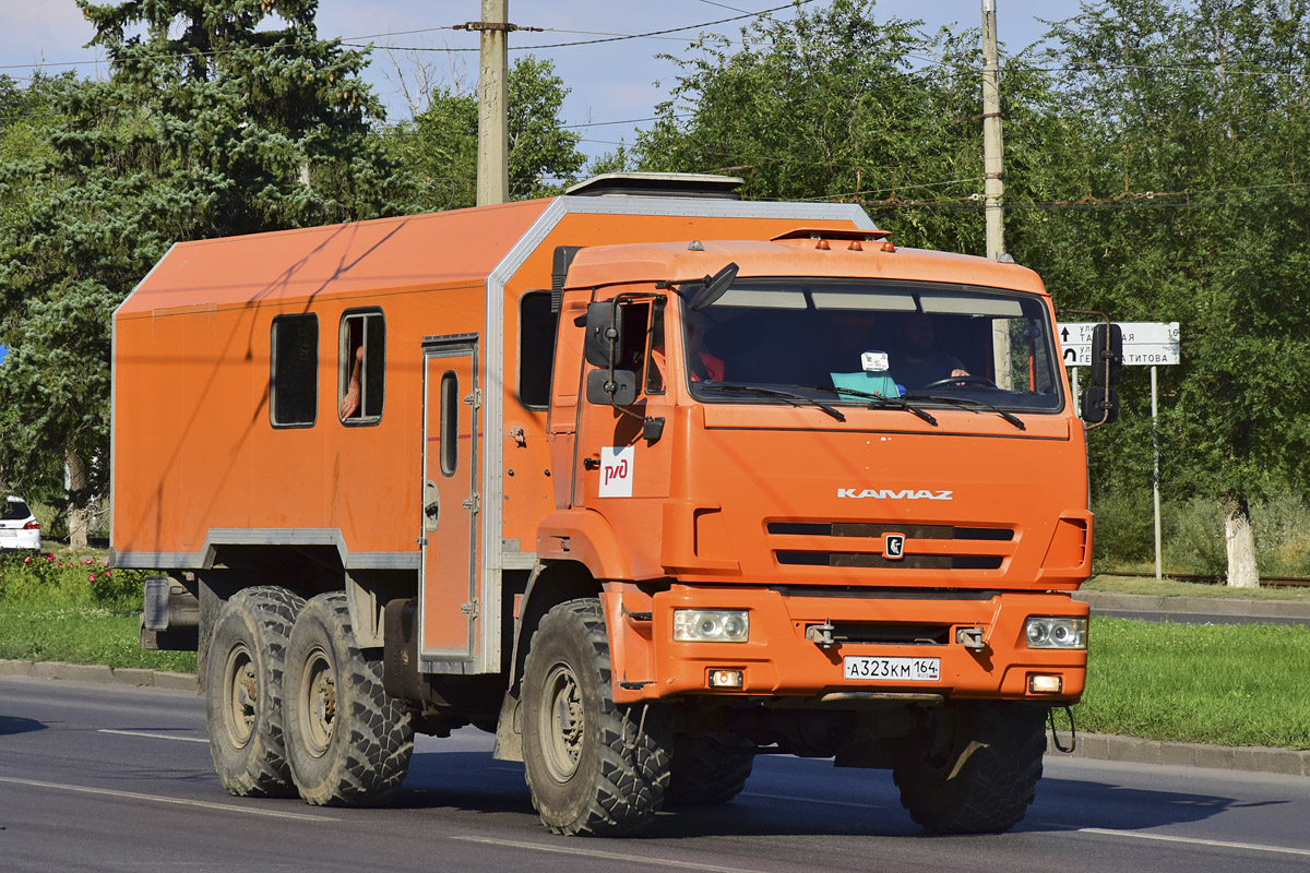 Волгоградская область, № А 323 КМ 164 — КамАЗ-43118-46