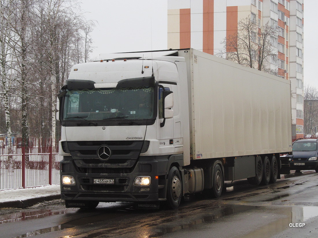 Смоленская область, № Е 455 НР 67 — Mercedes-Benz Actros ('2009) 1844