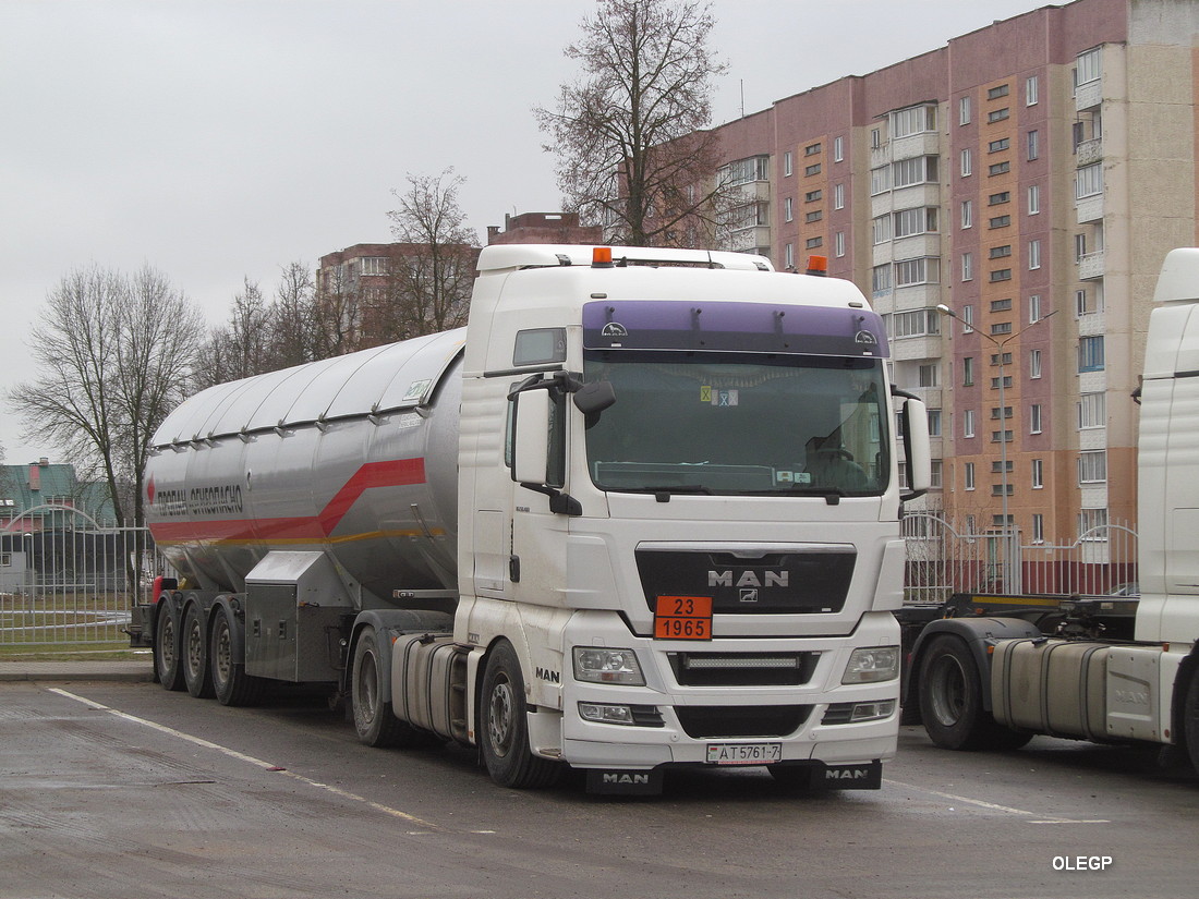 Минск, № АТ 5761-7 — MAN TGX ('2007) 18.480