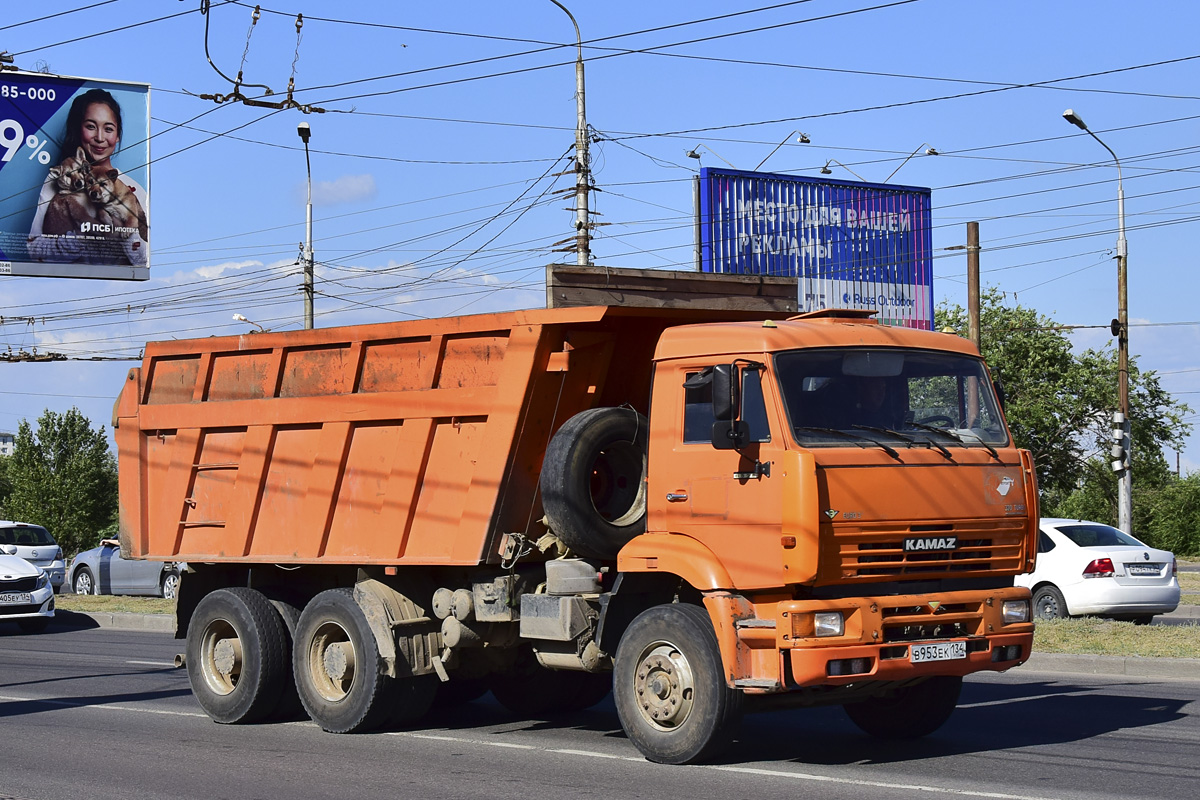 Волгоградская область, № В 953 ЕК 134 — КамАЗ-6520-61