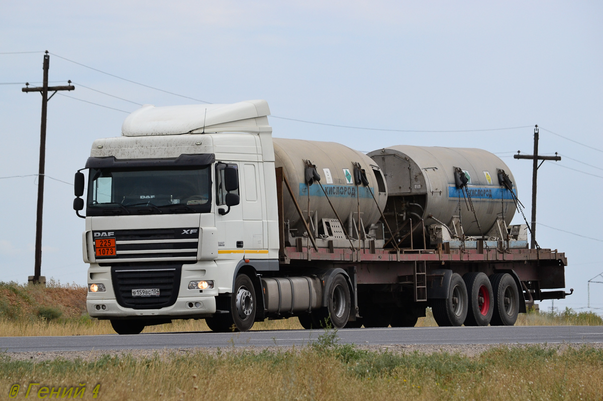 Волгоградская область, № В 159 ВС 134 — DAF XF105 FT