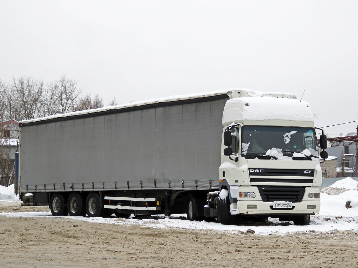 Кировская область, № В 813 ХХ 43 — DAF CF85 FT