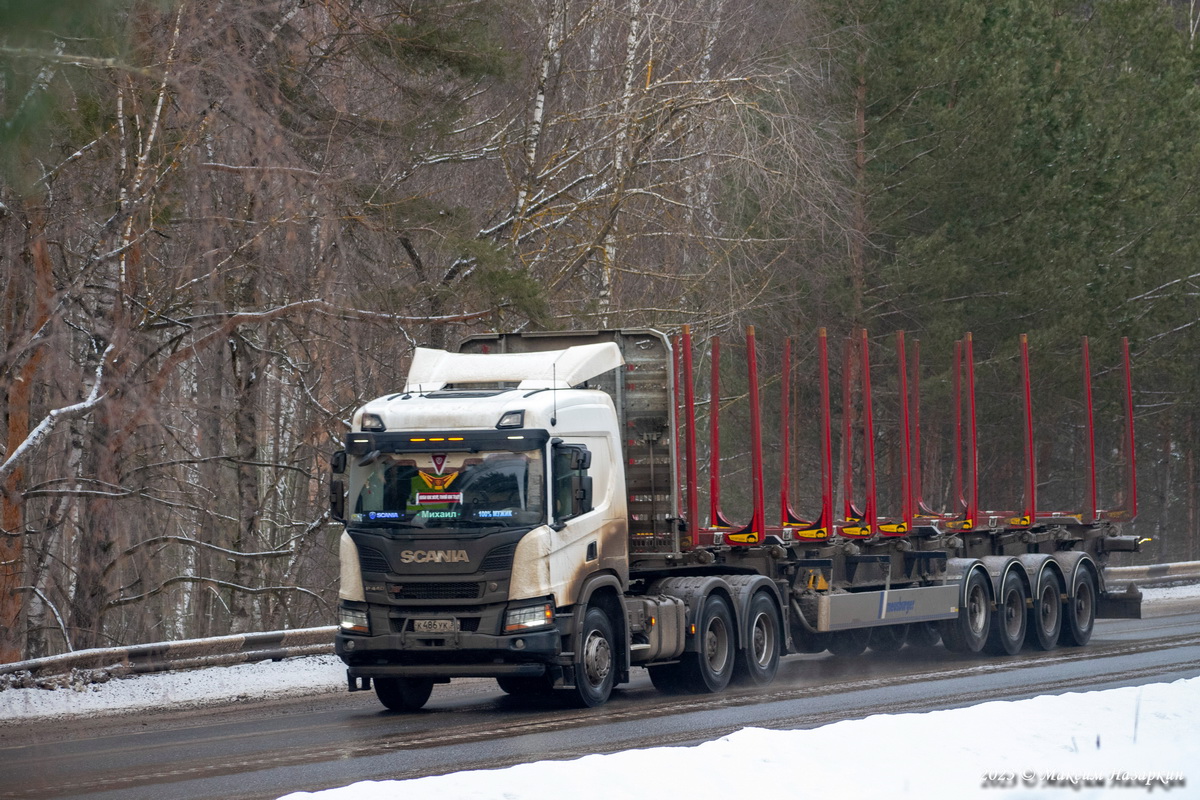 Вологодская область, № К 486 УК 35 — Scania ('2016) P440