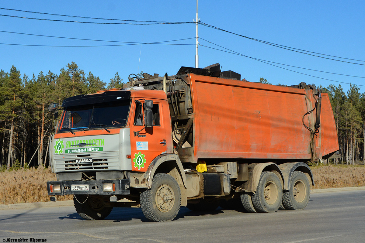 Саха (Якутия), № О 329 ВУ 14 — КамАЗ-53215-15 [53215R]