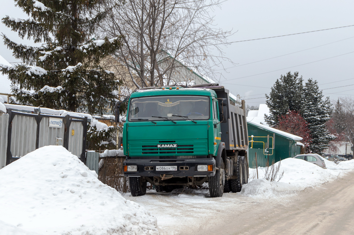 Свердловская область, № К 086 ОУ 196 — КамАЗ-65115-62